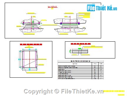 Bản vẽ cầu dầm I,Bản vẽ chi tiết cầu dầm I,Bản vẽ dầm I khổ 18 đến 33,chi tiết dầm I,các loại dầm I